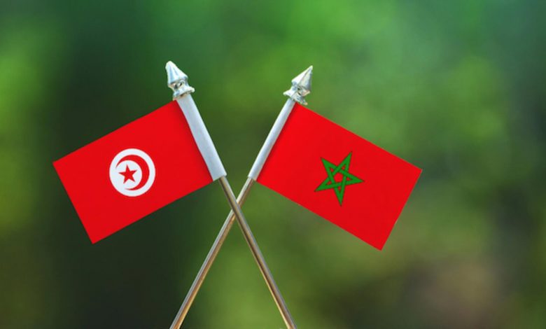 Tunisian and Moroccan flags, Shutterstock.
